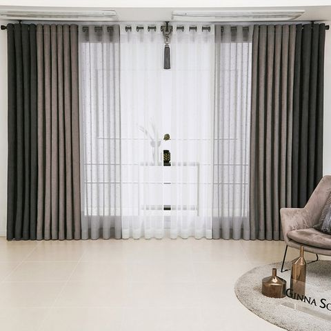 지나송 디엔느 4중직 암막커튼 3세트 중형