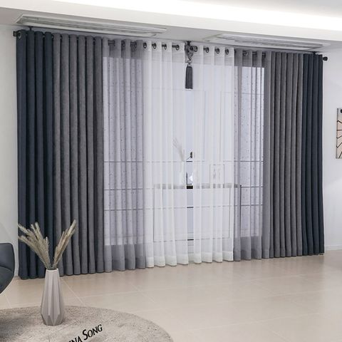 지나송 디엔느 4중직 암막커튼 3세트 대형