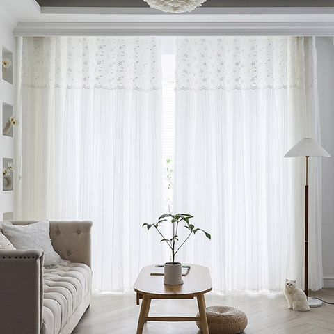 지나송 세레나 웨딩스타일 암막커튼 소형