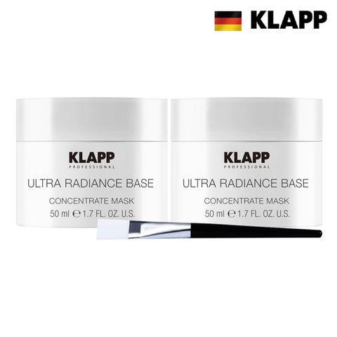 [스페셜]클랍 울트라 래디언스 베이스 컨센트레이트 마스크 50ml*2 + 브러쉬