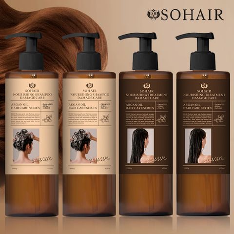 쏘헤어 너리싱 샴푸 데미지케어 1000ml*2개+트리트먼트 1000ml*2개