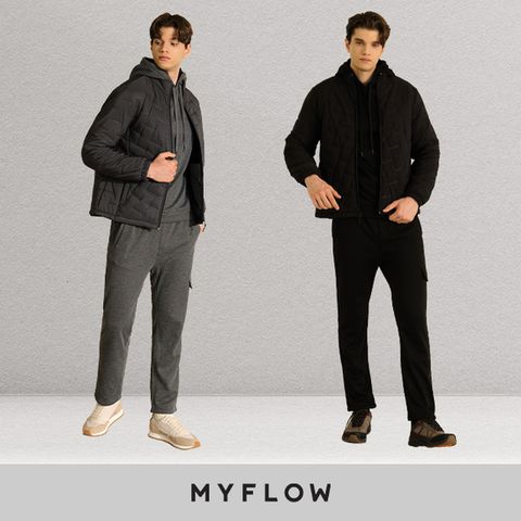 마이플로우 남성 패딩 기모 자켓+보아퍼 셋업 총 3종