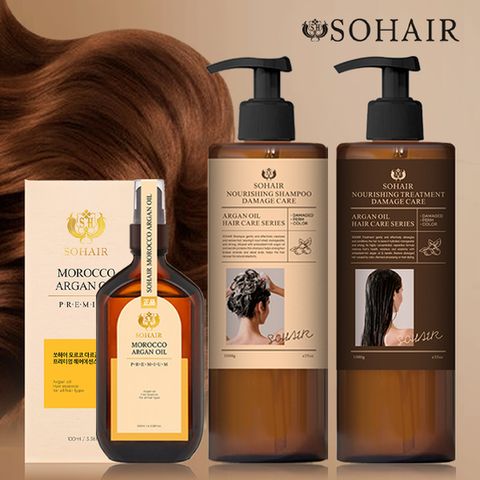 쏘헤어 너리싱 샴푸1+트리트먼트1+프리미엄 헤어오일1