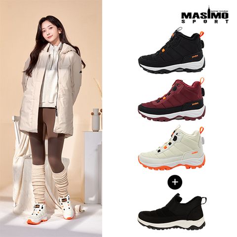 마시모NEW YORK 여성 방한다이얼화 +패딩슬립온 2종