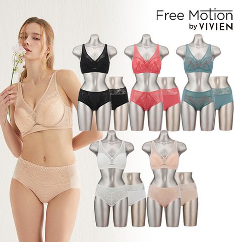 [비비안]프리모션 풀커버 브라팬티 15종(5세트+세컨팬티5종)