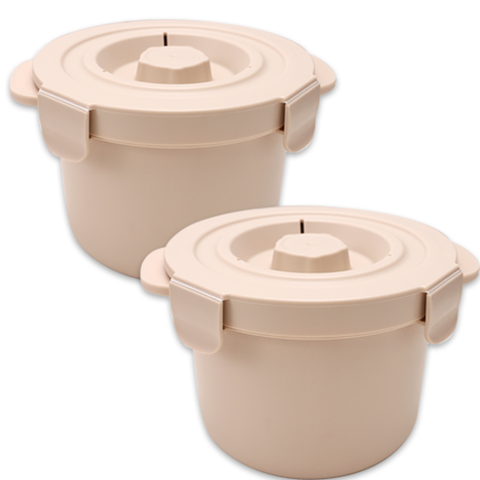 BNS 칼로라이트 당내리밥솥 2세트(크림,크림)