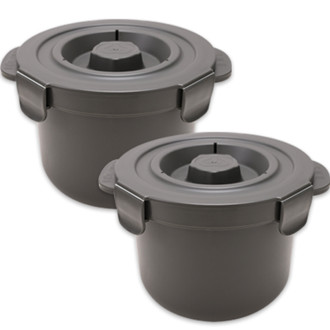 BNS 칼로라이트 당내리밥솥 2세트(진회색,진회색)