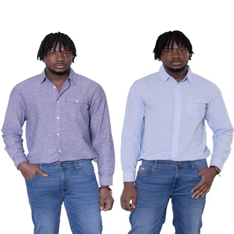 25SS 에드윈 남성 린넨 혼방 셔츠