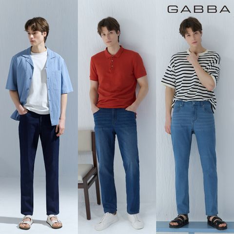 가바(GABBA) 쿨라이트 남성 데님 청바지 3종