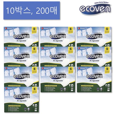 에코벤 시트세제 10박스(총200매)