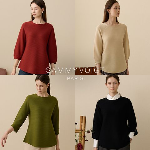 [런칭가 77,000원]25FW 새미보이트 세미홀가 니트 4종