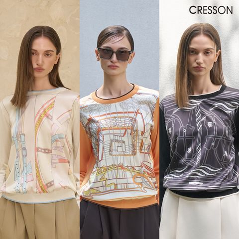 [크레송] 25FW 아뜰리에 니트블라우스3종