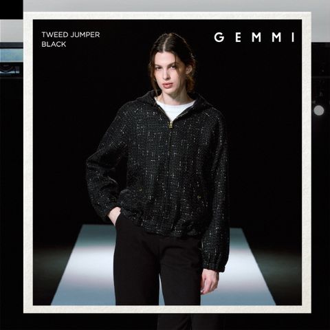[겜미] 25FW 트위드 점퍼 1종