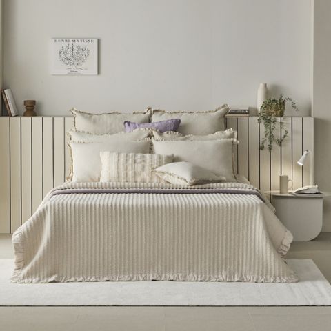 [미세스문] 삶아쓰는 목화솜 풍기인견 침구세트 SS