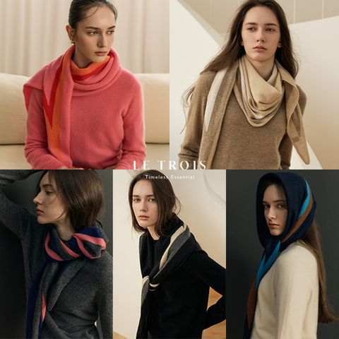 25FW 르투아 캐시미어100 머플러 1종