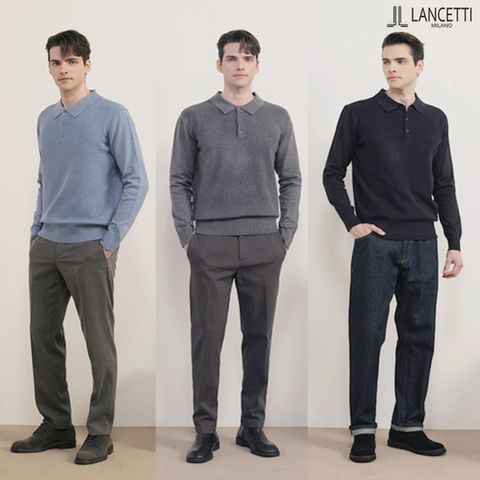 란체티 가을 남성 카라 니트 3종