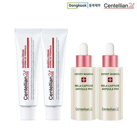 동국제약 마데카크림 하이드라3X 포뮬러 50ml*2 + 멜라캡처앰플 PRO 30ml*2
