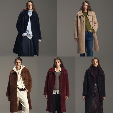 리오벨 호주산 양모 100% 싱글 롱코트