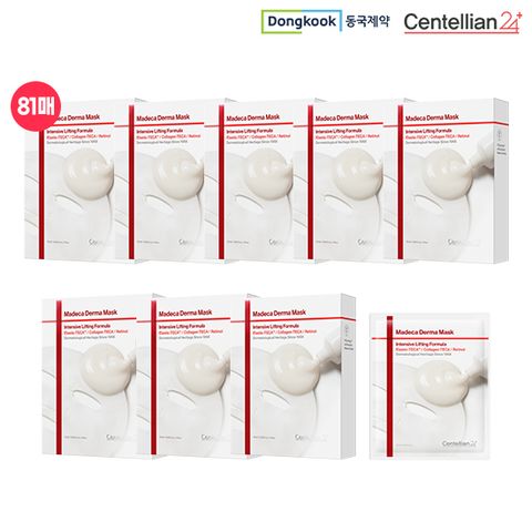 [최신상] 동국제약 마데카 더마 마스크 인텐시브 리프팅 포뮬러 81매