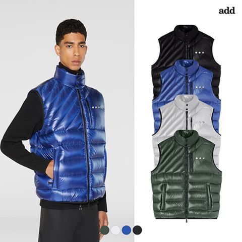 [add] 8AM113 퀼팅 포인트 다운 베스트