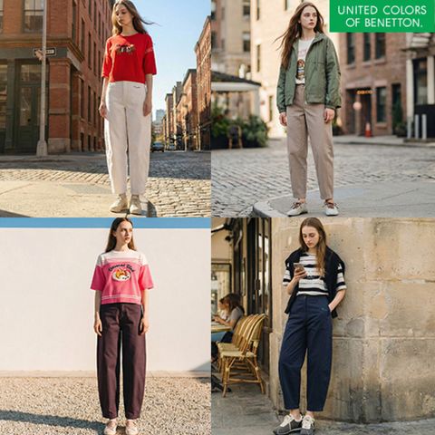 베네통 커브드팬츠1종 (여성)