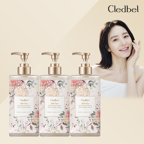 끌레드벨 밀크 글로우 바디에센스 클렌져 400ml*3