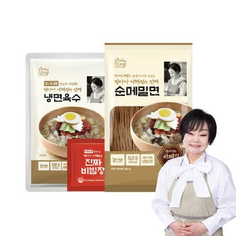 빅마마 이혜정의 진짜 순메밀면 16인분(물10인분+비빔6인분)