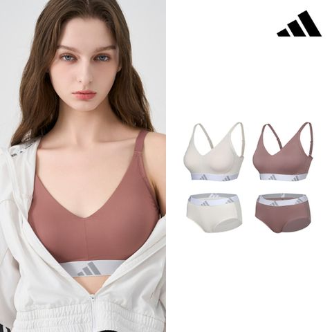 [아디다스] 에어로 스트레치핏 브라팬티 2세트
