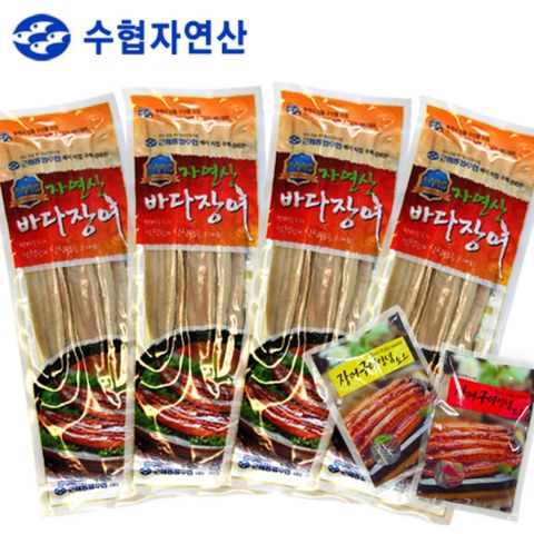 [근해통발수협] 프리미엄 자연산 바다장어 260g(5미) x 4팩 +소스