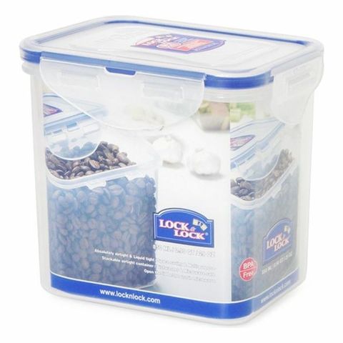 락앤락 클래식 직사각 밀폐용기 850ml 투명 HPL808