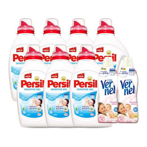 퍼실 센서티브젤 1.35Lx7개+버넬 센서티브 0.9Lx2개 (일반&드럼 겸용)