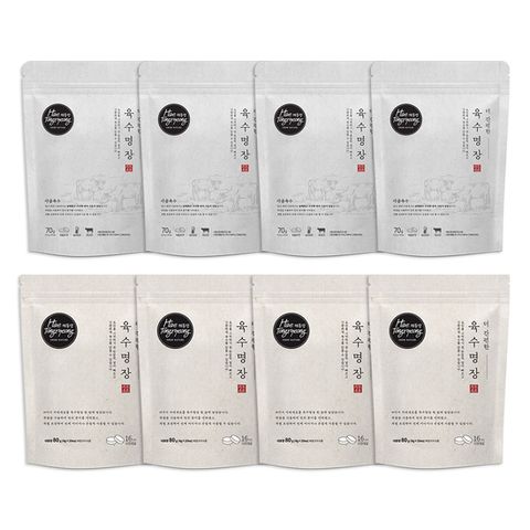 해통령 더 간편한 육수명장 80g 4개 + 사골 70g 4개