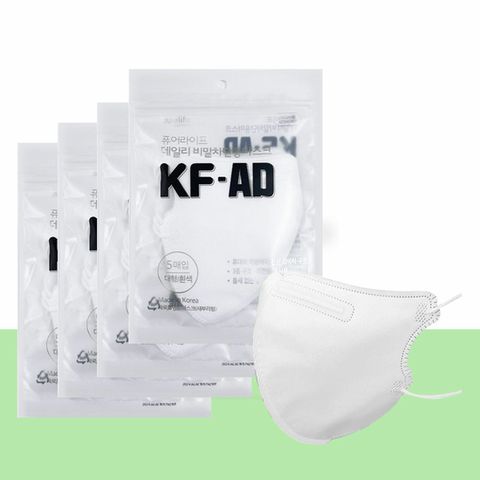 퓨어라이프 비말 KF-AD 마스크 대형(L) 새부리형 흰색 50매 