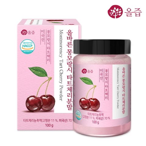 올바른 몽모랑시 타트체리분말 100g 1병
