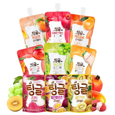 [50팩] 로엘 팅글 곤약젤리 5박스 / 복숭아,머스캣,애플망고 외