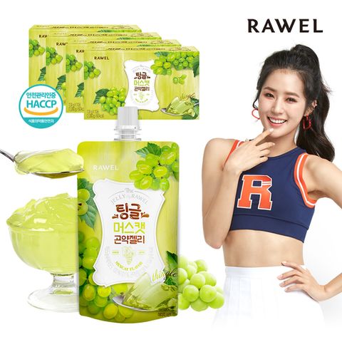 로엘 곤약젤리 머스캣 4박스 (130g x 40팩)