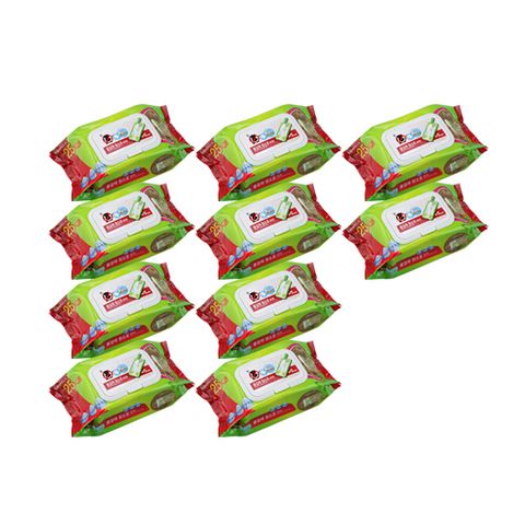 더블앤더블 물걸레 청소포 25매*10팩(프리미엄,레몬향)