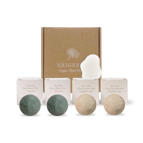 에리제론 올인원 비건 샴푸볼+트리트먼트바 세트