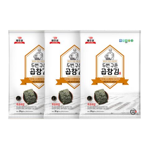 새우표 완도 구운 곱창김 20g x 20봉
