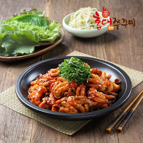 홍대쭈꾸미 300g 8팩 구성 양념쭈꾸미볶음 간편식
