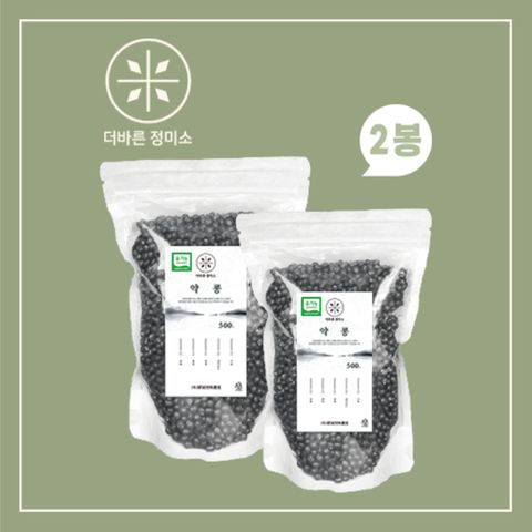 더바른 정미소 유기농 약콩 1kg (500g * 2봉)
