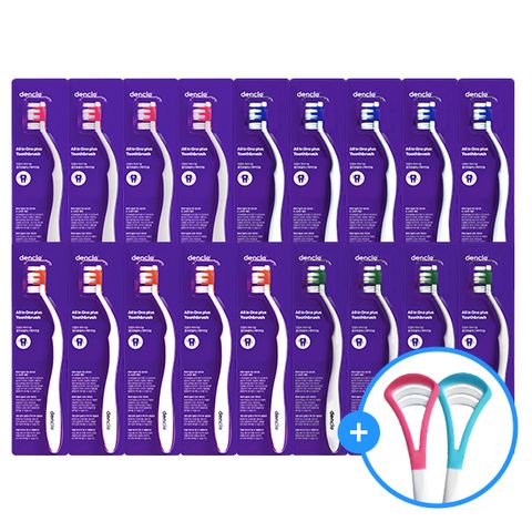 덴클 올인원플러스케어칫솔 18개