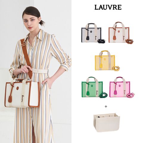 [LAUVRE] 로브르 우디 캔버스 토트백