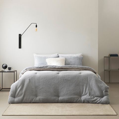 프리미엄 밍크 극세사 풀세트(이불+패드+베개커버) Q