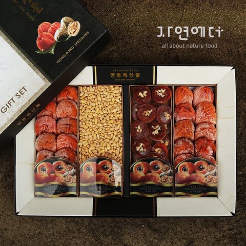 [상생] 가미농산 곶감 혼합선물세트 3호 1.5kg 곶감/잣/호두말이/곶감