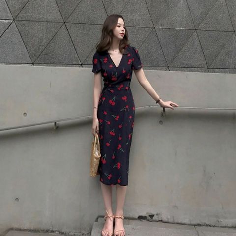 봄 여성 롱원피스 미디원피스 원피스 랩원피스 여름