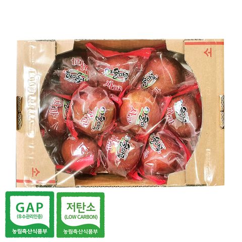 [푸른들] 경북 세척사과 소과 4kg (22-25과)