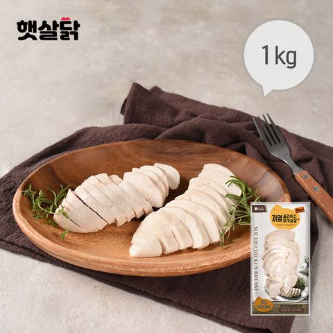저염 슬라이스닭가슴살 플러스 100g 10팩