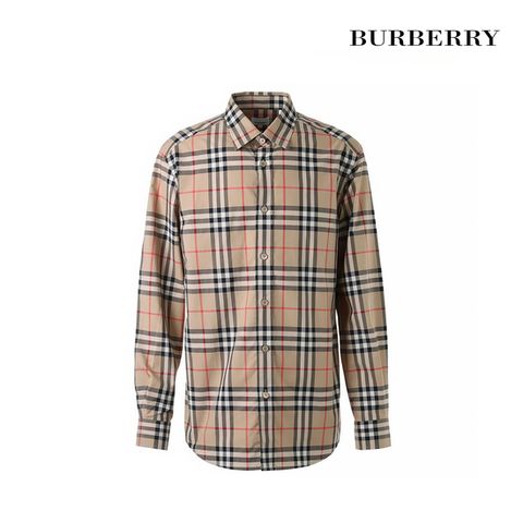 BURBERRY 버버리 체크 포플린 셔츠 8020863