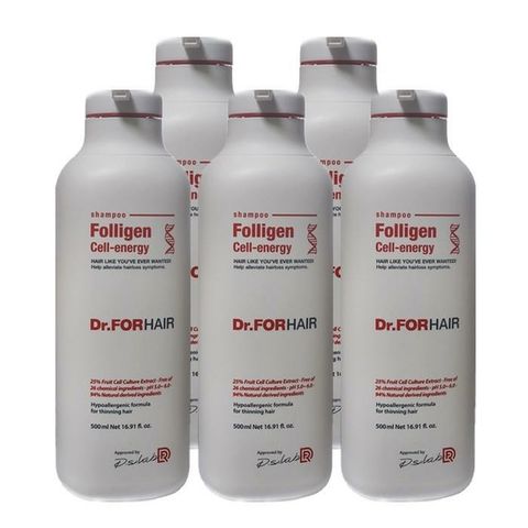 닥터포헤어 폴리젠 셀 에너지 샴푸 플로럴향 500ml 탈 모케어 5개 Ss